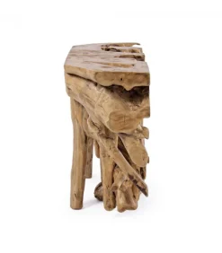 Consolle Solidad 120X40 Struttura In Radici Di Teak Originali