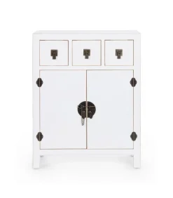 Credenza 2 Ante-3 Cassetti Pechino Bianco