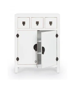 Credenza 2 Ante-3 Cassetti Pechino Bianco
