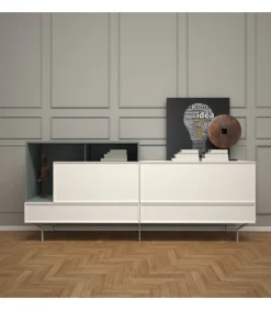 Credenza Md22A Con Cassetti E Libreria