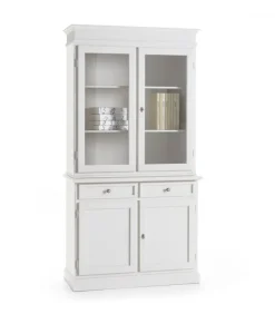 Cristalliera Scicli 2 Ante Versione Laccata Bianco Opaco