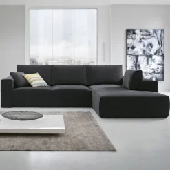 Divano Byron Con Penisola, La Seduta Si Allunga E Diventa Chaise Longue