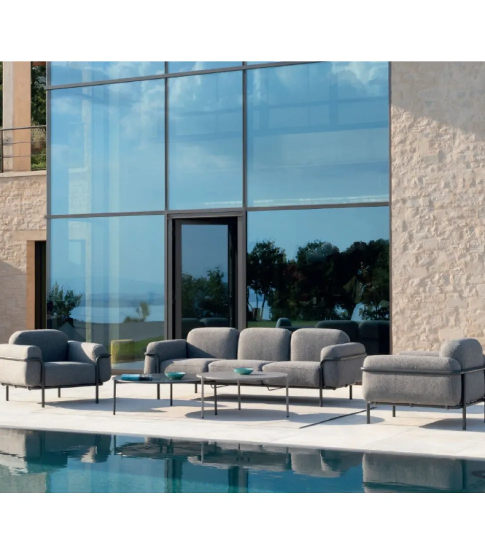 Divano Da Giardino Hug Dv Con Seduta E Schienale Imbottiti.