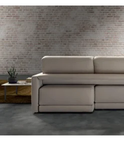 Divano Double, Con Confortevoli Seduta Estraibile E Braccioli Da 11-21-26 Cm.