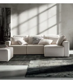 Divano Glide, Forme In Movimento Con La Seduta Estraibile E Schienali Reclinabili