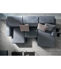 Divano Glide, Forme In Movimento Con La Seduta Estraibile E Schienali Reclinabili