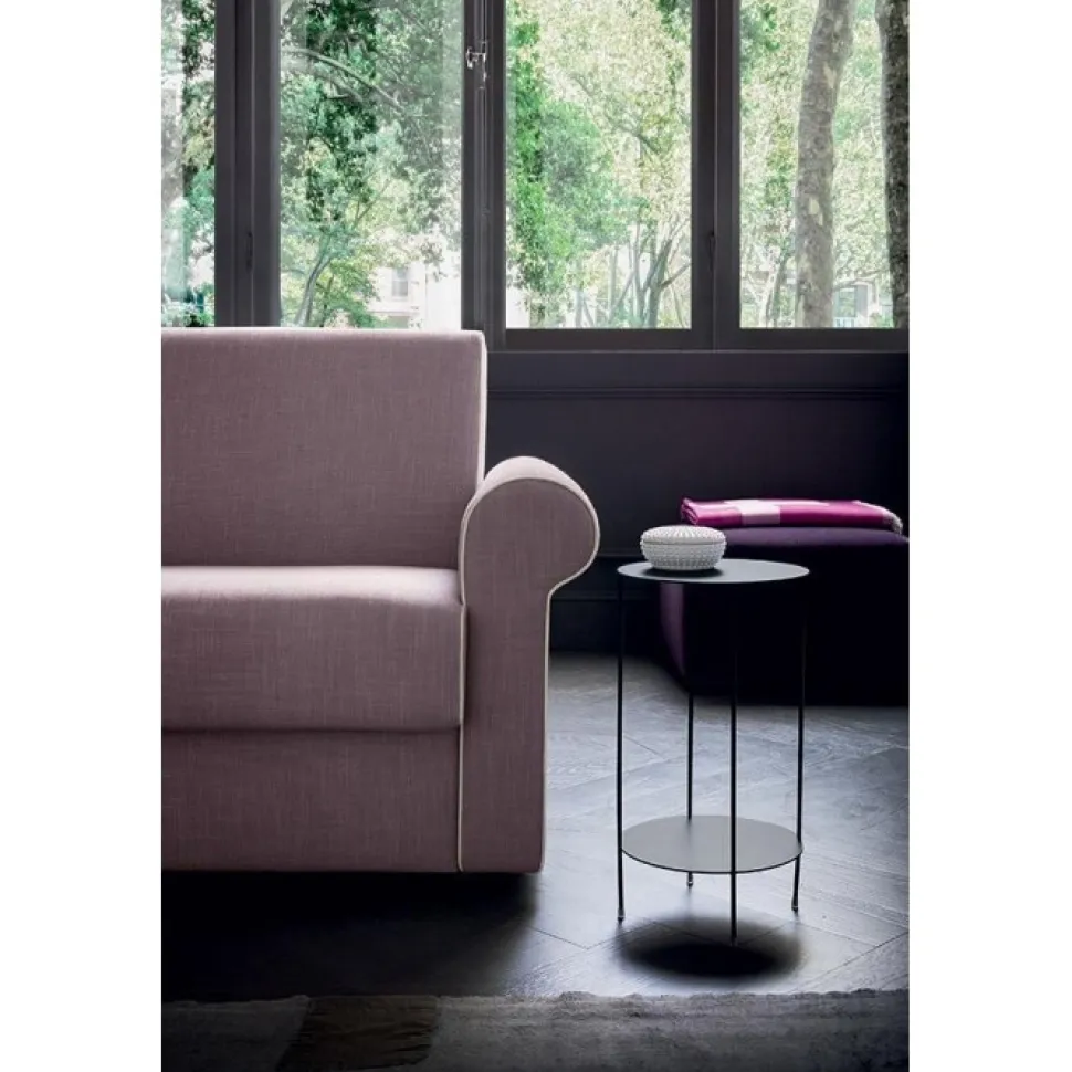 Divano Letto Callas Con Elegante Bracciolo Stondato