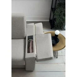 Divano Letto House, Con Confortevoli Cuscini Bracciolo