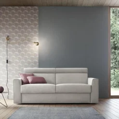 Divano Letto Moderno Jim, Confortevole Di Giorno E Di Notte