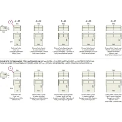 Divano Letto Vegas, Spazio Alla Seduta Grazie Ai Sottilissimi Braccioli