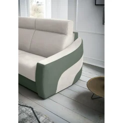 Divano Letto Xavier, Alti Cuscini Poggiatesta E Braccioli Avvolgenti