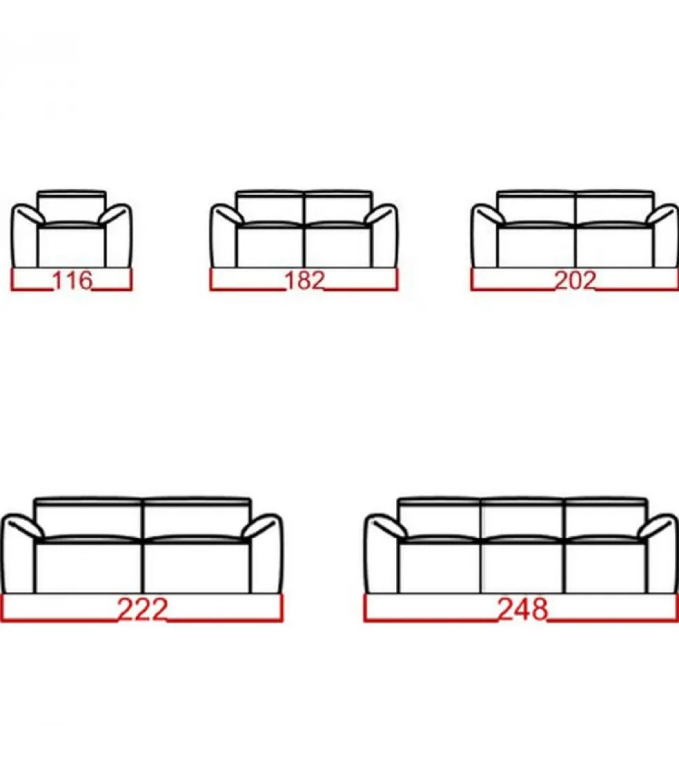 Divano Moderno Con Movimenti Elettrici