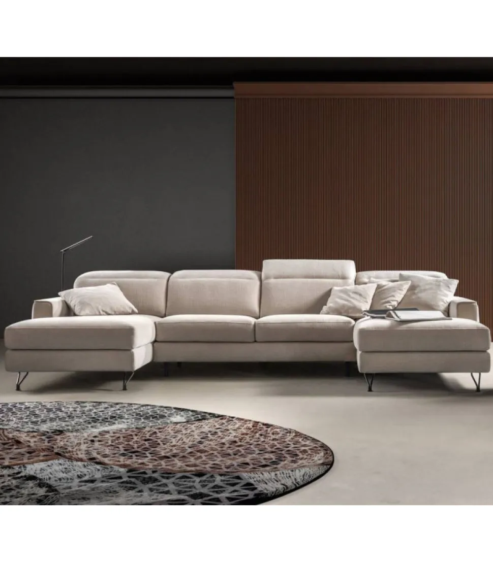 Divano Space Express Di Samoa Con Sistemi Integrati Relax E Runner