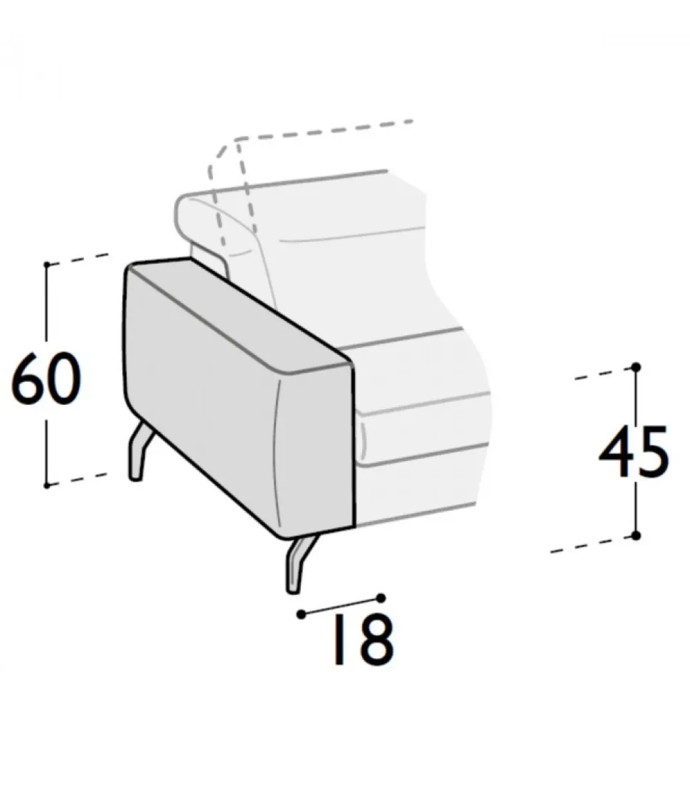 Divano Space Express Di Samoa Con Sistemi Integrati Relax E Runner
