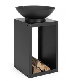 Efesto Braciere Con Porta Legna 50 X 50
