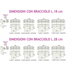 Efron, Divano Letto Con Penisola