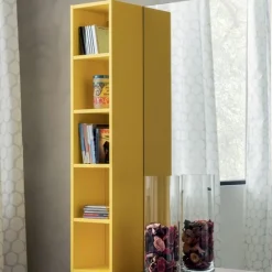 Elemento Libreria Pensile A Giornol. 22 H. 109 P.22 Cm, Ideale Per Creare Composizioni Libreria O Per Accostarloo A Elementi Esistenti, Anche In Bagno. (1 Pezzo)