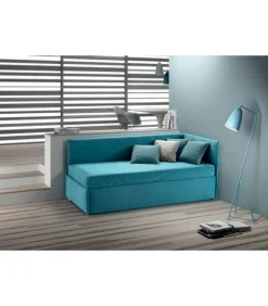 Enjoy Twice Angolo Con Schiena Reversibile, Letto Imbottito Con Contenitore