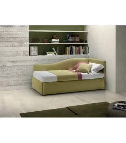 Enjoy Twice Angolo Sagomato, Letto Imbottito Con Secondo Letto Estraibile