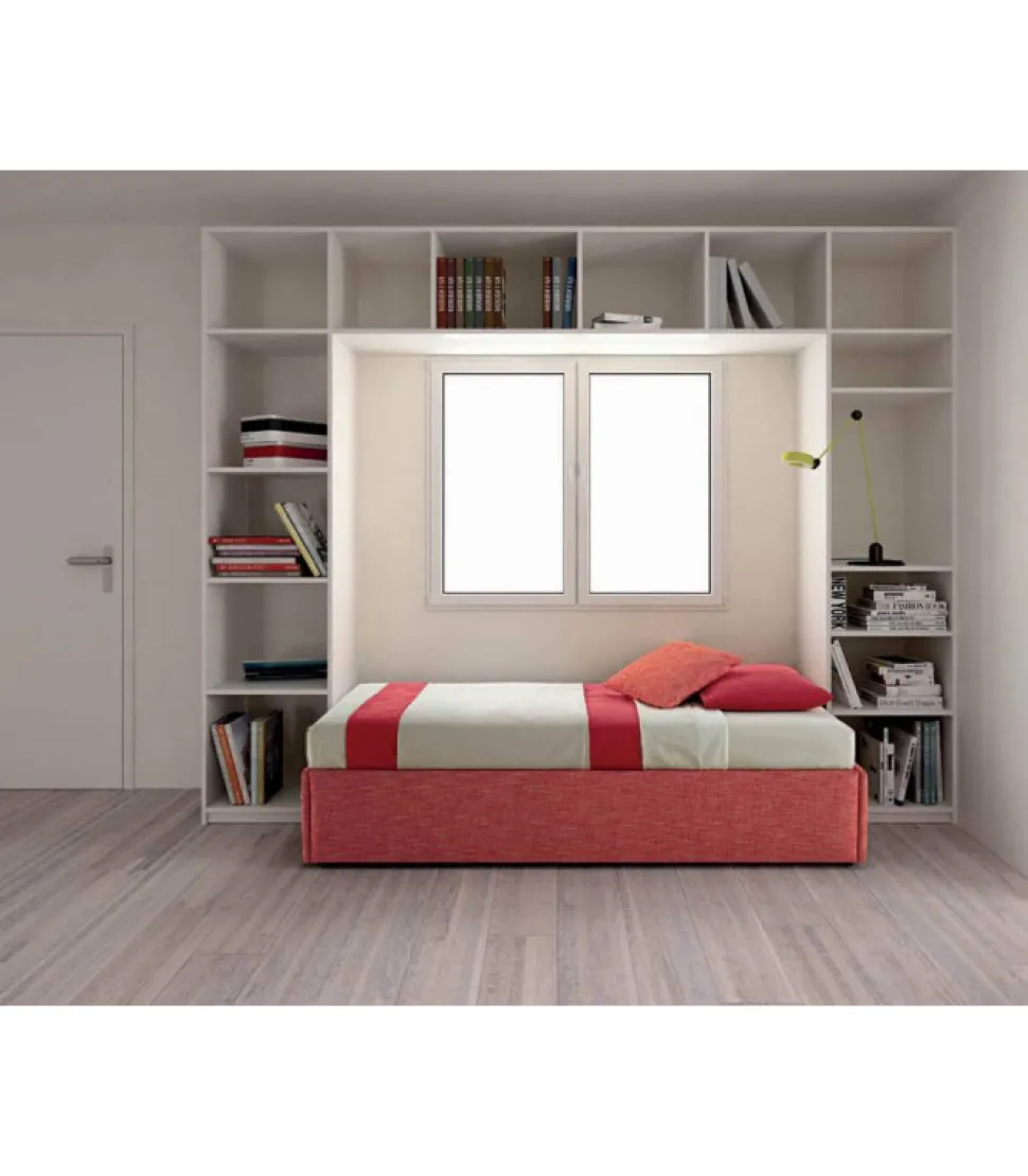 Enjoy Twice Sommier, Letto Imbottito Con Secondo Letto Estraibile