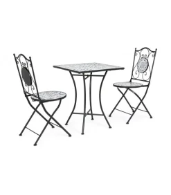 Erice Set 2 Sedie Pieghevoli + Tavolo