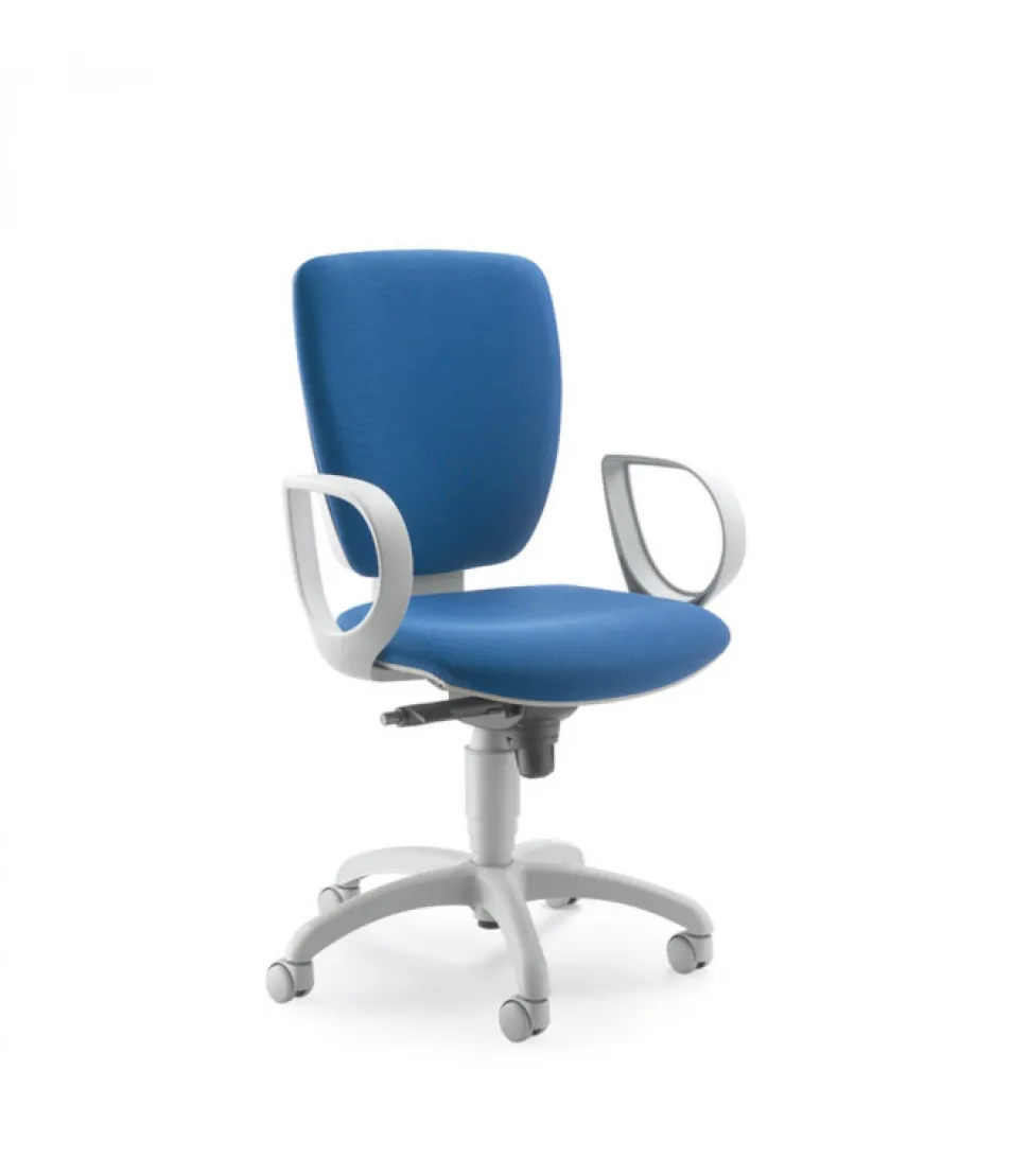 Esperienza Di Comfort E Stile: Sedia Da Ufficio Gamma Grigio Alto- Made In Italy