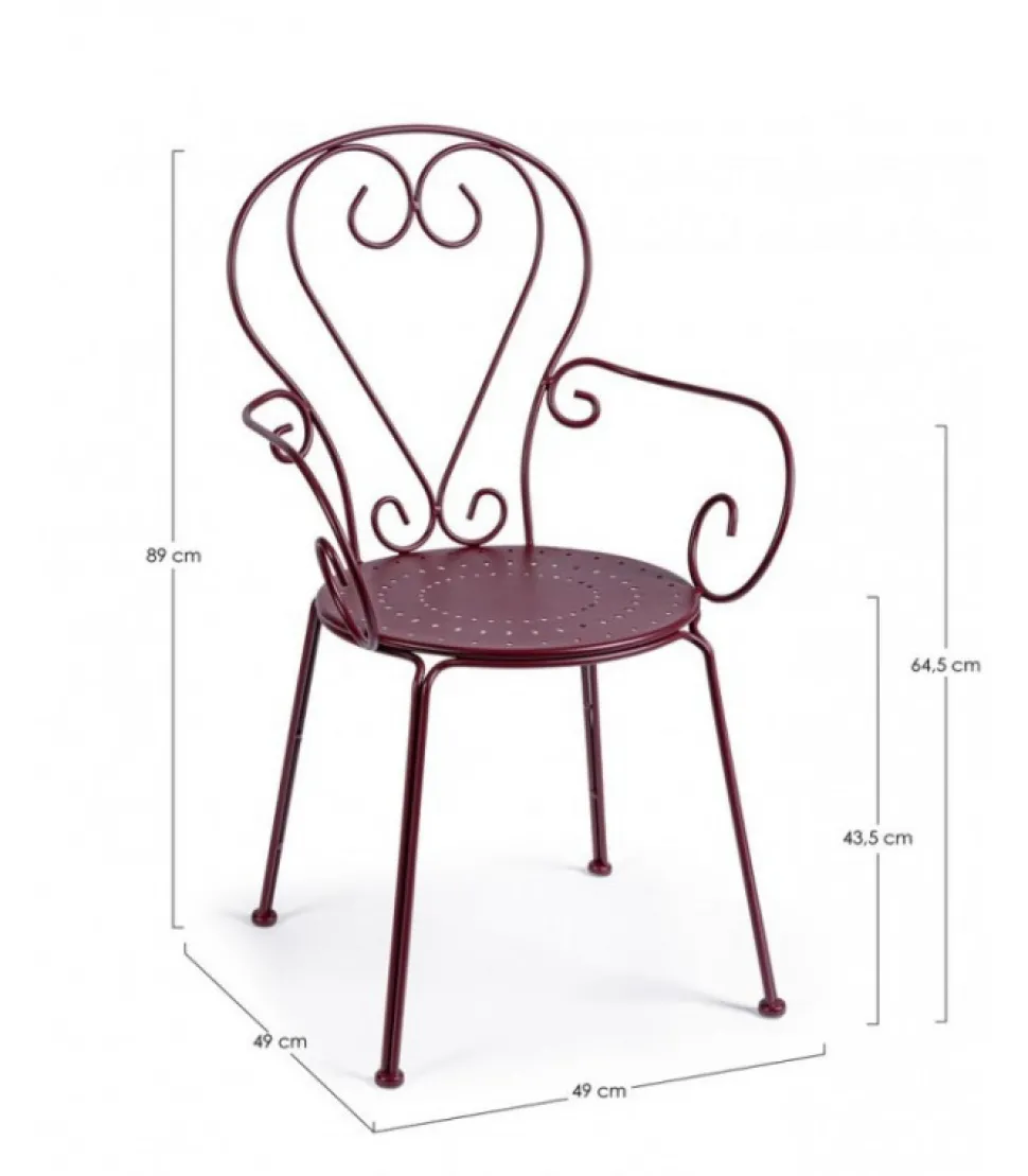 Etienne Sedia Con Braccioli