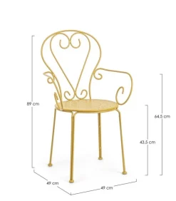 Etienne Sedia Con Braccioli