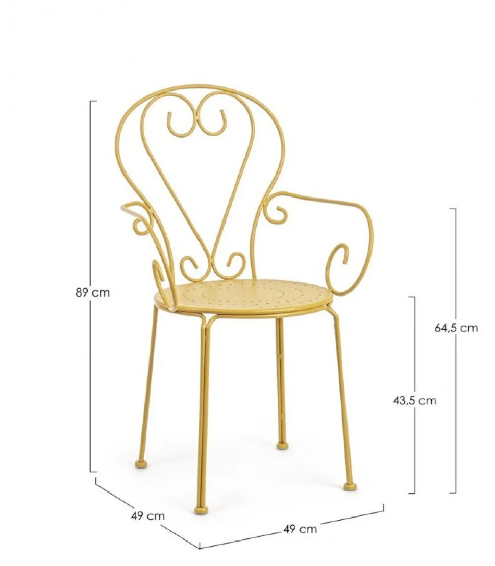 Etienne Sedia Con Braccioli