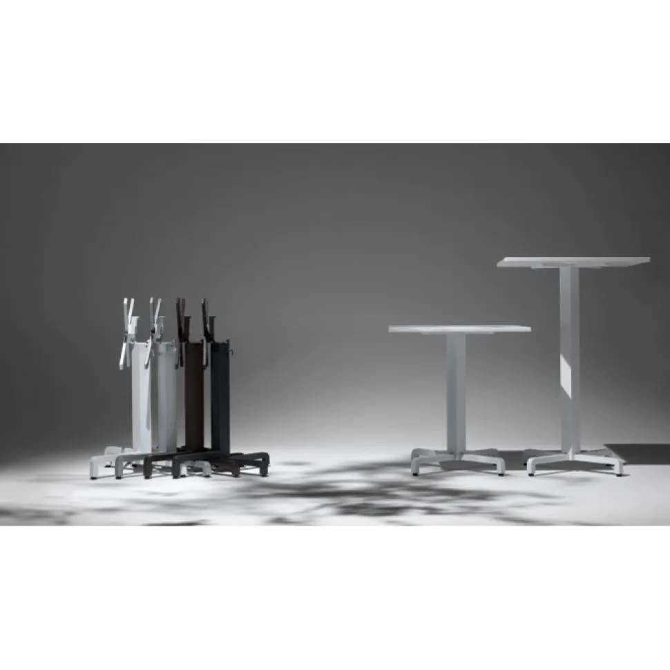 Fiore High, Tavolo Per Esterni Con Piedini Regolabili