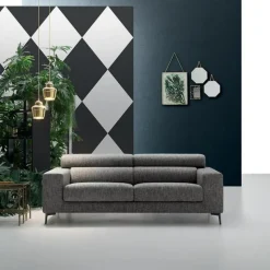 Fred, Divano Moderno Con Poggiatesta Regolabile In 15 Posizioni