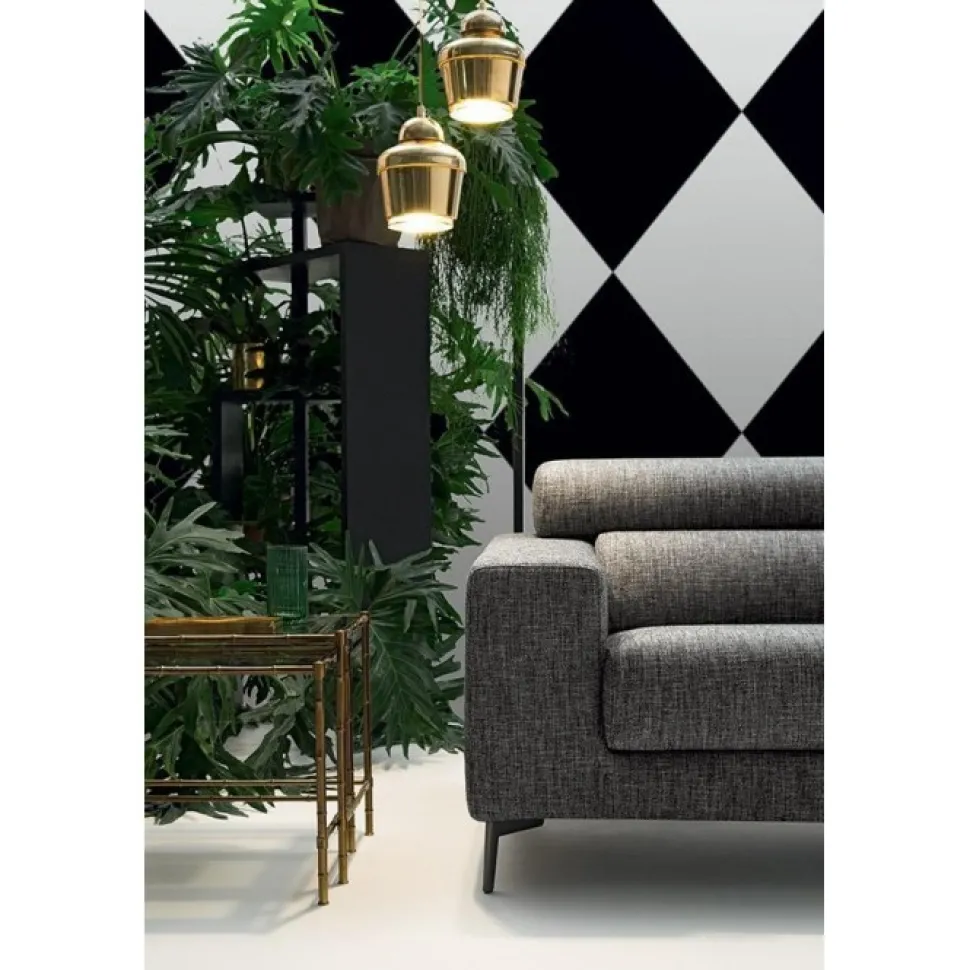 Fred, Divano Moderno Con Poggiatesta Regolabile In 15 Posizioni