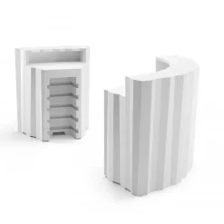 Frozen Corner, Il Bancone Bar Angolare Realizzato Interamente In Italia Da Plust.