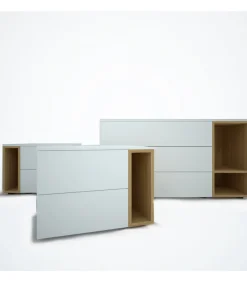 Gruppo Letto Sistema Diciotto Con Libreria