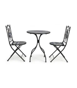 Huston Set 2 Sedie Pieghevoli + Tavolo