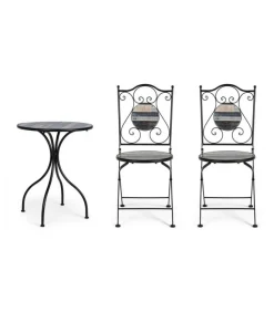 Huston Set 2 Sedie Pieghevoli + Tavolo