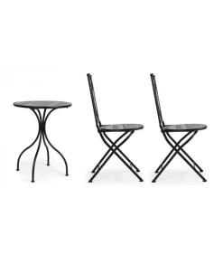 Huston Set 2 Sedie Pieghevoli + Tavolo