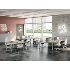 Idea+ Scrivania Con Struttura In Metallo E Piano In Laminato Di Molti Colori