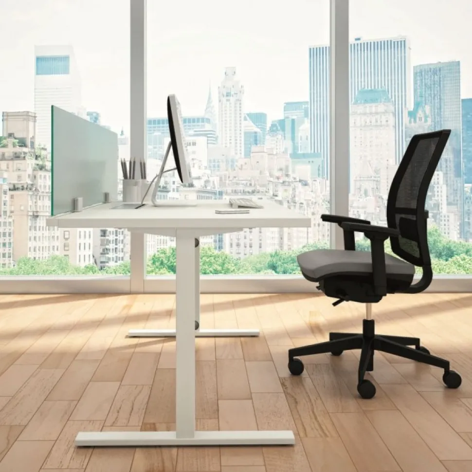 Idea Tube Scrivania Con Struttura In Metallo E Piano In Laminato Di Molti Colori