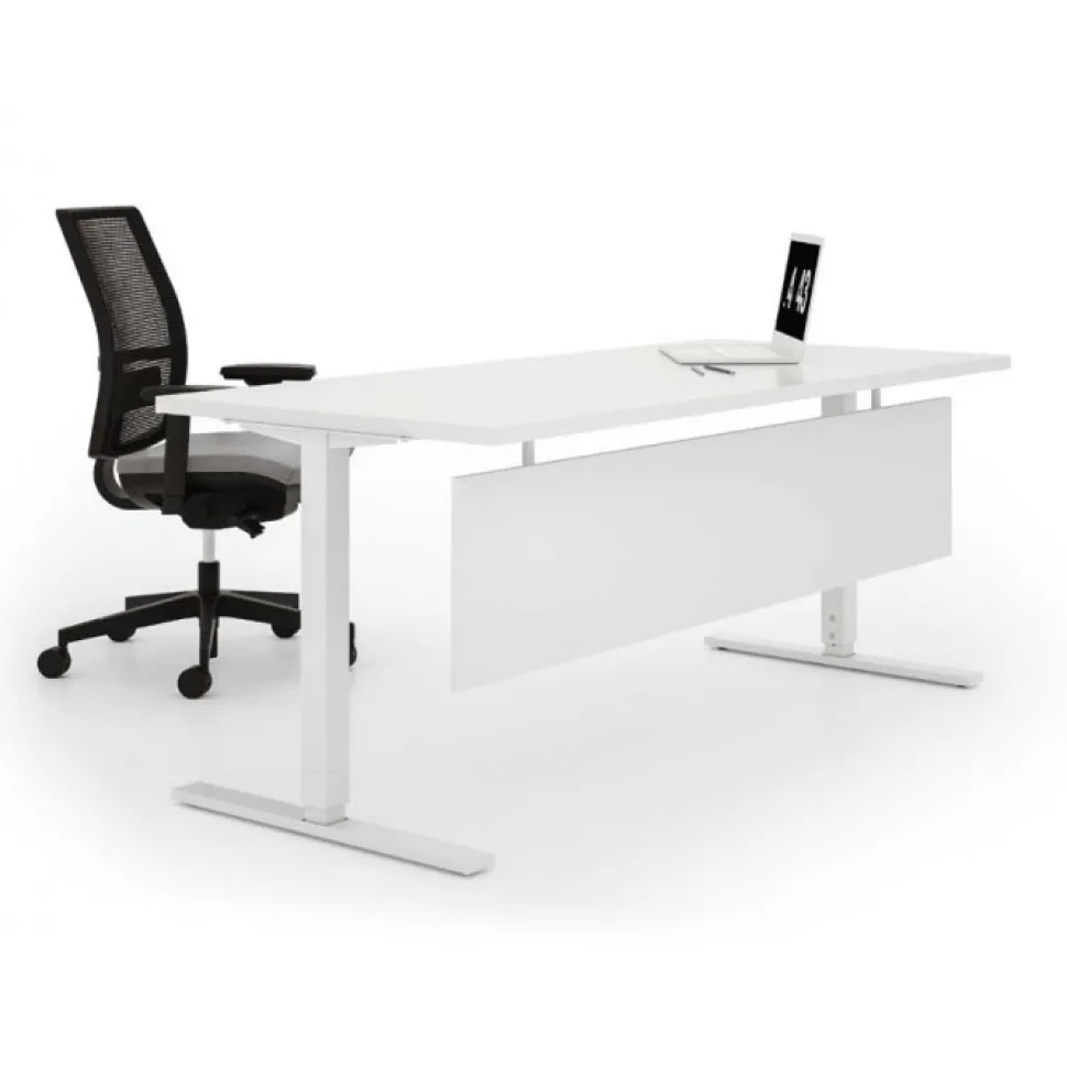 Idea Tube Scrivania Con Struttura In Metallo E Piano In Laminato Di Molti Colori