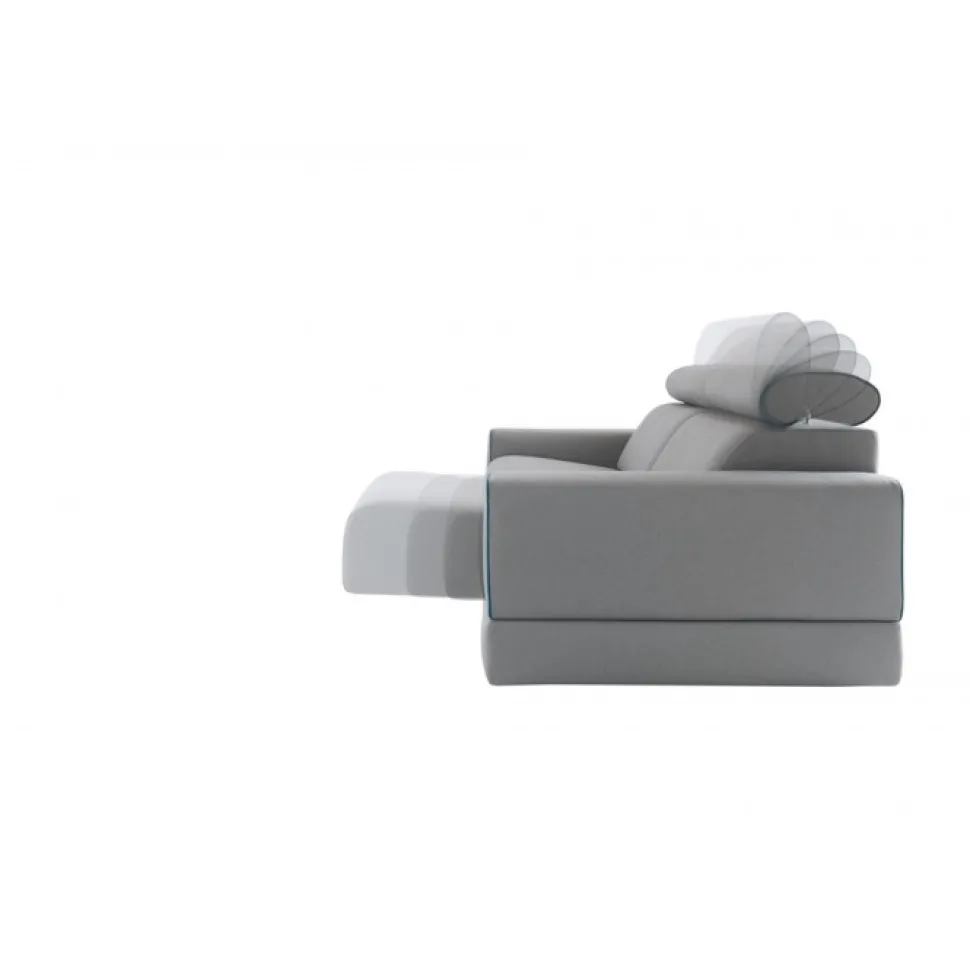 James, Divano Con Penisola E Seduta A Scorrimento