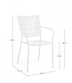 Kelsie Sedia Con Braccioli