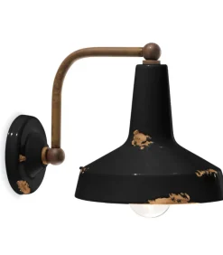 La Valletta, Applique Made In Italy Di Ferroluce, Realizzata In Ceramica Finiture Vintage Stile Anticato.