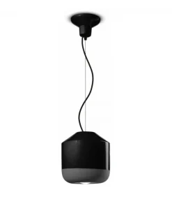 Lampada A Sospensione Realizzata In Italia Da Ferroluce, Con Paralume In Ceramica.