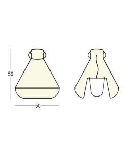 Lampada In Polietilene, Realizzata Interamente In Italia, Per Indoor E Outdoor.