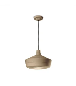 Lampada Sospesa Churuata Di Ferroluce, Realizzata In Italia In Ceramica Smaltata.