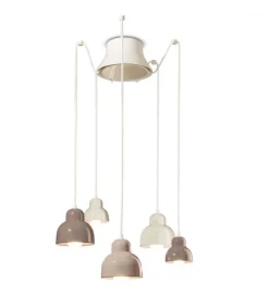 Lampadario Composto Da 3 Lampade Con Diametro 15 Cm E Due Lampade Con Diametro 11 Cm.