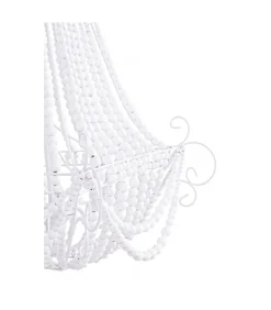 Lampadario Corona Bianco Opaco H71