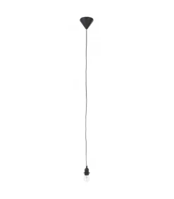Lampadario Filo Elettrico E27 Nero