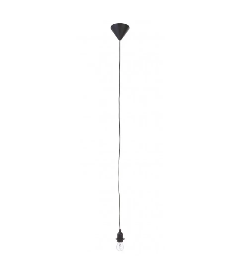Lampadario Filo Elettrico E27 Nero